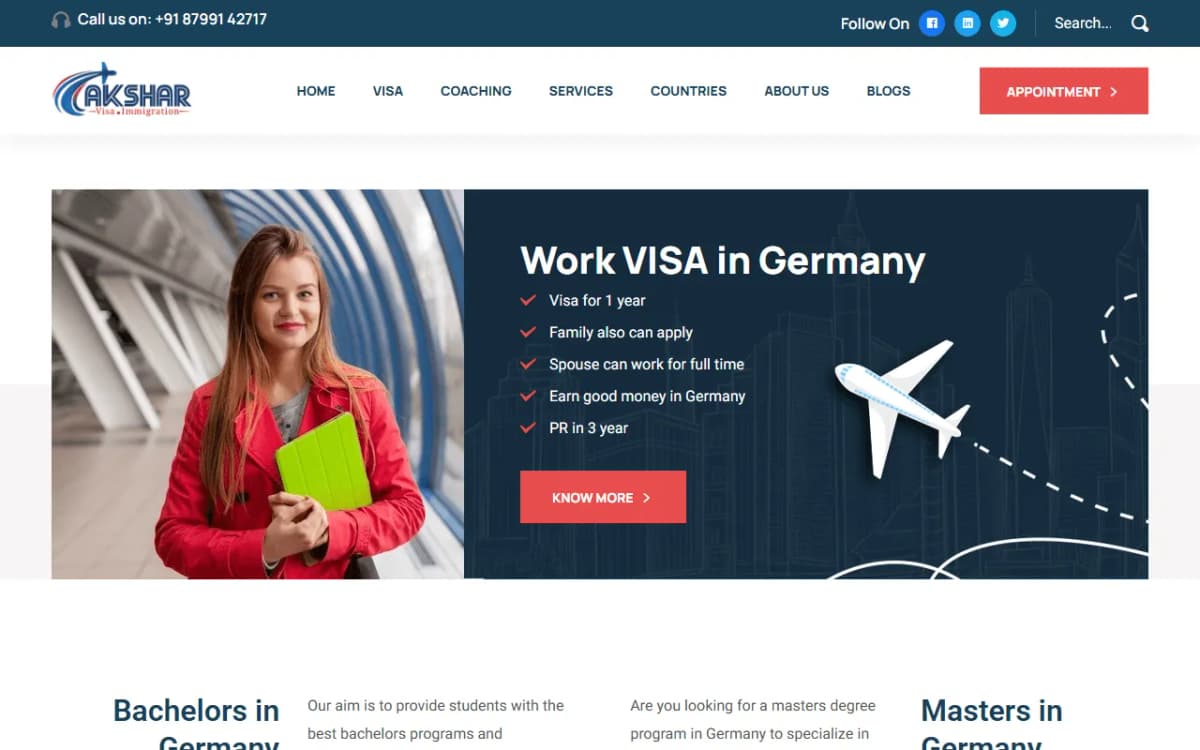 aksharvisaimmigration.com