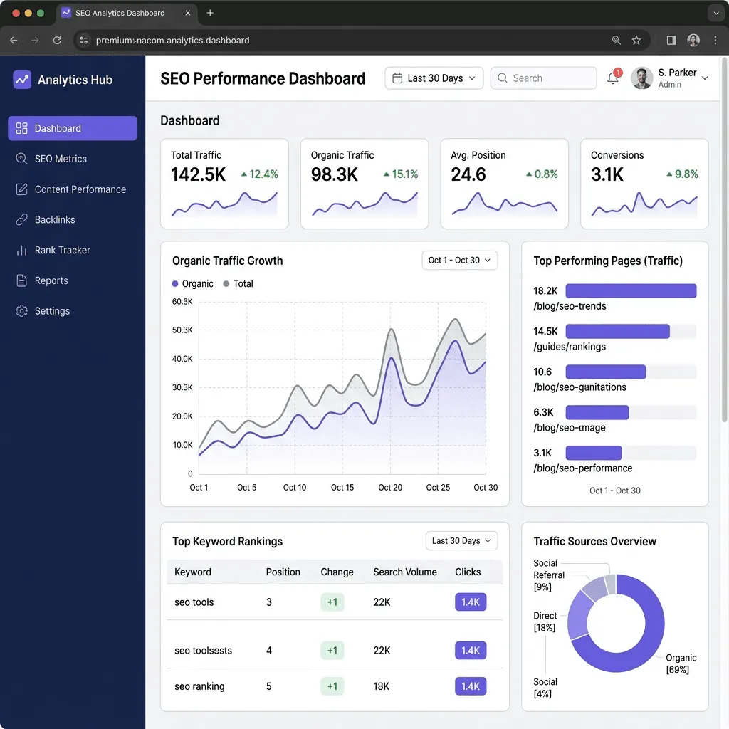 Analytics Platform Interface
